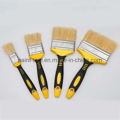 High Quality Nature Plastic Andle Paint Brush